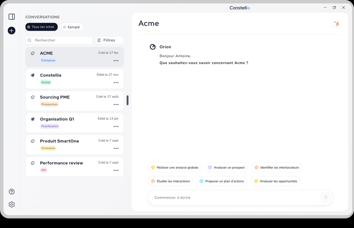 Plateforme Constellia