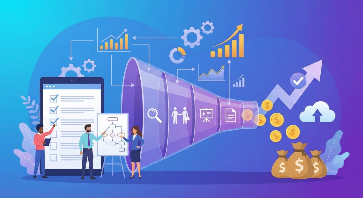 The scalable B2B sales process checklist to optimize your pipeline